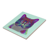 Weirdy Cat Tegeltje (Zijkant)