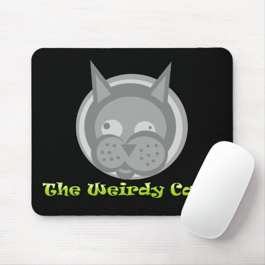 Weirdy Cats Mousepad Muismat (Met muis)
