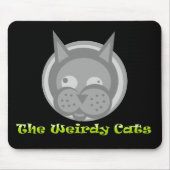 Weirdy Cats Mousepad Muismat (Voorkant)