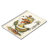 Weired duck drinking strange drink notitieboek (Linkerzijde)