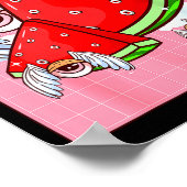 Weirore Aesthetic Kawaii Watermelon Eyes Winged Ey Poster (Hoek)