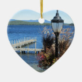 Weirs Beach Dock Keramisch Ornament (Voorkant)