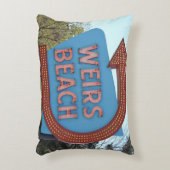 Weirs Beach Lake Winnipesaukee NH Accent Kussen (Voorkant(Verticaal))