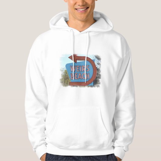 Weirs Beach New Hampshire Hoodie (Voorkant)