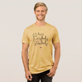 WEIS_Gold Tri-Blend Shirt (Voorkant volledig)
