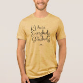 WEIS_Goud Tri-Blend Shirt (Voorkant)
