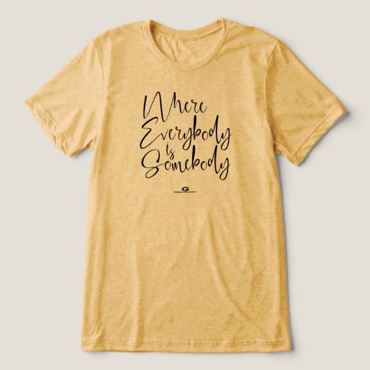WEIS_Goud Tri-Blend Shirt (Design voorkant)