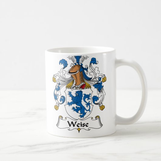 Weise Family Crest Koffiemok (Rechts)