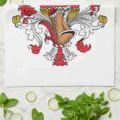 Weiss Family Crest Theedoek (Gevouwen)