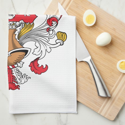 Weiss Family Crest Theedoek (Quarter Fold)