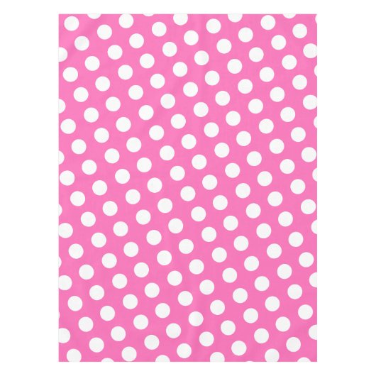 Weiß gepunktetes Muster Tafelkleed (Voorkant)