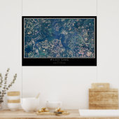Weiss Lake Alabama Satellite Poster Map (Keuken)