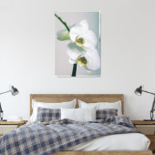 Weiße Orchideen Leinwandbild Canvas Afdruk (Insitu (Slaapkamer))