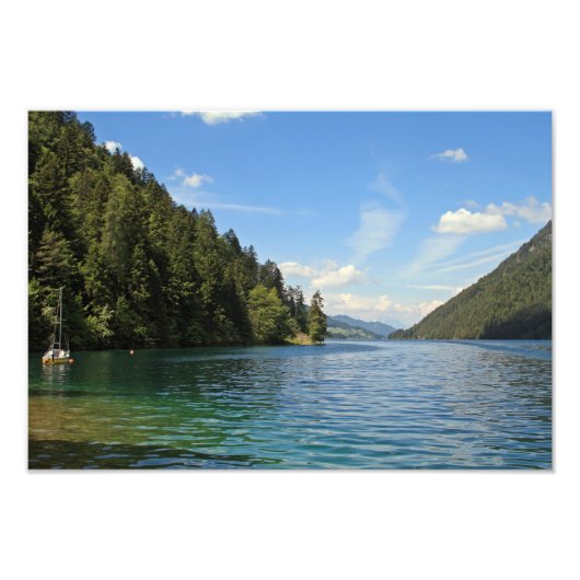 Weissensee, Oostenrijk Foto Afdruk (Voorkant)