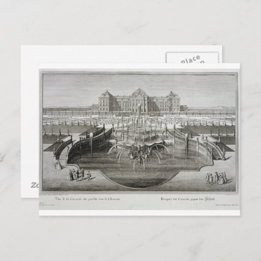 Weissenstein, uitzicht naar het kasteel vanaf de B Briefkaart (Voorkant / Achterkant)