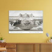 Weissenstein, uitzicht naar het kasteel vanaf de B Canvas Afdruk (Insitu (Woonkamer))