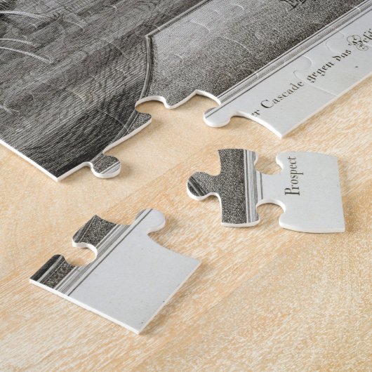 Weissenstein, uitzicht naar het kasteel vanaf de B Legpuzzel (Zijkant)