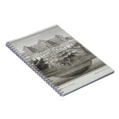 Weissenstein, uitzicht naar het kasteel vanaf de B Notitieboek (Rechterzijde)