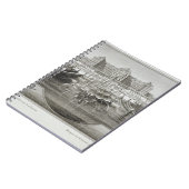 Weissenstein, uitzicht naar het kasteel vanaf de B Notitieboek (Linkerzijde)