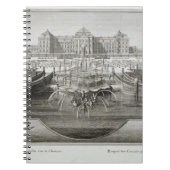 Weissenstein, uitzicht naar het kasteel vanaf de B Notitieboek (Voorkant)