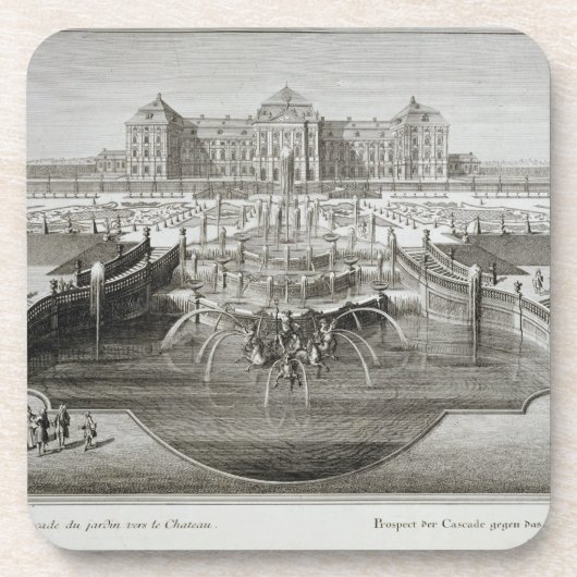 Weissenstein, uitzicht naar het kasteel vanaf de B Onderzetter (Voorkant)