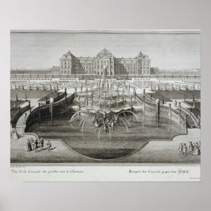 Weissenstein, uitzicht naar het kasteel vanaf de B Poster