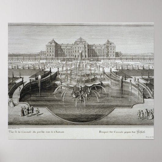 Weissenstein, uitzicht naar het kasteel vanaf de B Poster (Voorkant)