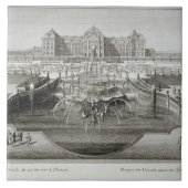 Weissenstein, uitzicht naar het kasteel vanaf de B Tegeltje (Voorkant)