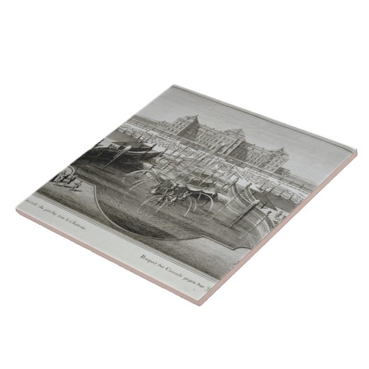 Weissenstein, uitzicht naar het kasteel vanaf de B Tegeltje (Zijkant)