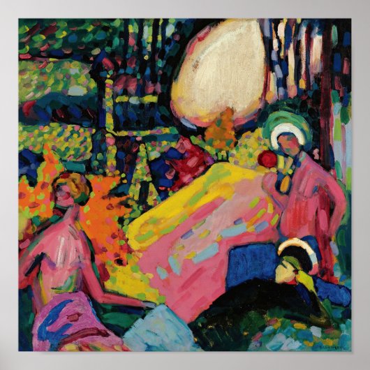 Weisser Klang | Kandinsky Poster (Voorkant)