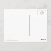 weißer Schimmel auf einer Wiese Briefkaart (Achterkant)