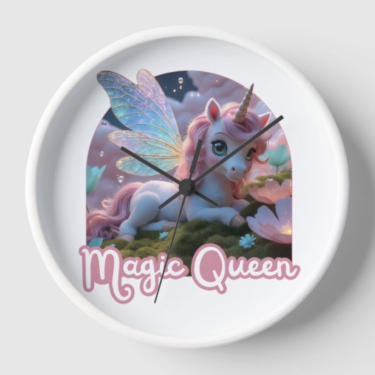 Weißes Einhorn mit Flügeln - Magic Queen (Voorkant)