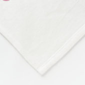 Weißes Einhorn mit Flügeln - Magic Queen Fleece Deken (Hoek)