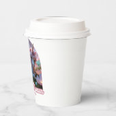 Weißes Einhorn mit Flügeln - Magic Queen Papieren Bekers (Links)