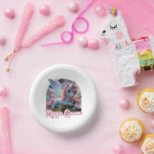 Weißes Einhorn mit Flügeln - Magic Queen Papieren Kommen (Feest)