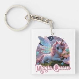 Weißes Einhorn mit Flügeln - Magic Queen Sleutelhanger