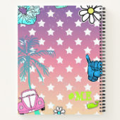 Wek me vsco over het meisje van de tiener notitieboek (Achterkant)