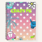 Wek me vsco over het meisje van de tiener notitieboek (Voorkant)