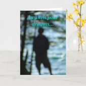 Wek uw dromen… kaart (Gele Bloem)