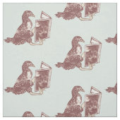 Weka Bird leest een boek Stof (Swatch)