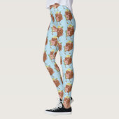 Weka Nieuw-Zeelandse vogel Leggings (Links)