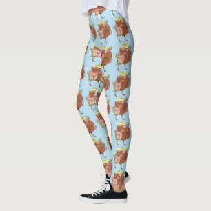 Weka Nieuw-Zeelandse vogel Leggings