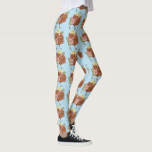 Weka Nieuw-Zeelandse vogel Leggings (Rechts)