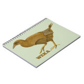 Weka Nieuw-Zeelandse vogel Notitieboek (Linkerzijde)