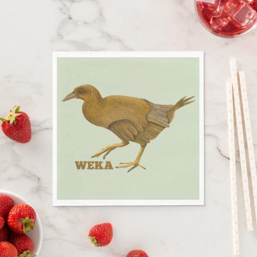 Weka Nieuw-Zeelandse vogel Servet (Insitu)