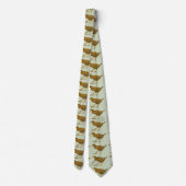 Weka Nieuw-Zeelandse vogel Stropdas (Achterkant)