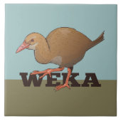 Weka Nieuw-Zeelandse vogel Tegeltje (Voorkant)