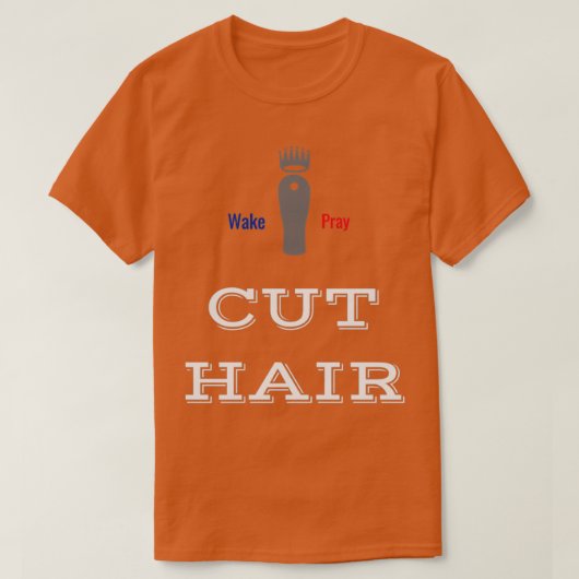 weke gebeden en kniphaar t-shirt (Design voorkant)