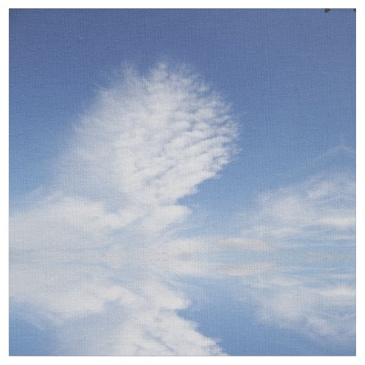 Weke wolken van weefsel stof (Close Up)