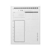 Wekelijks ben ik Planner Notitieblok (Linkerzijde)